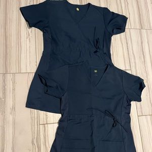 Maternity scrub tops and pants. Wonderwink brand
